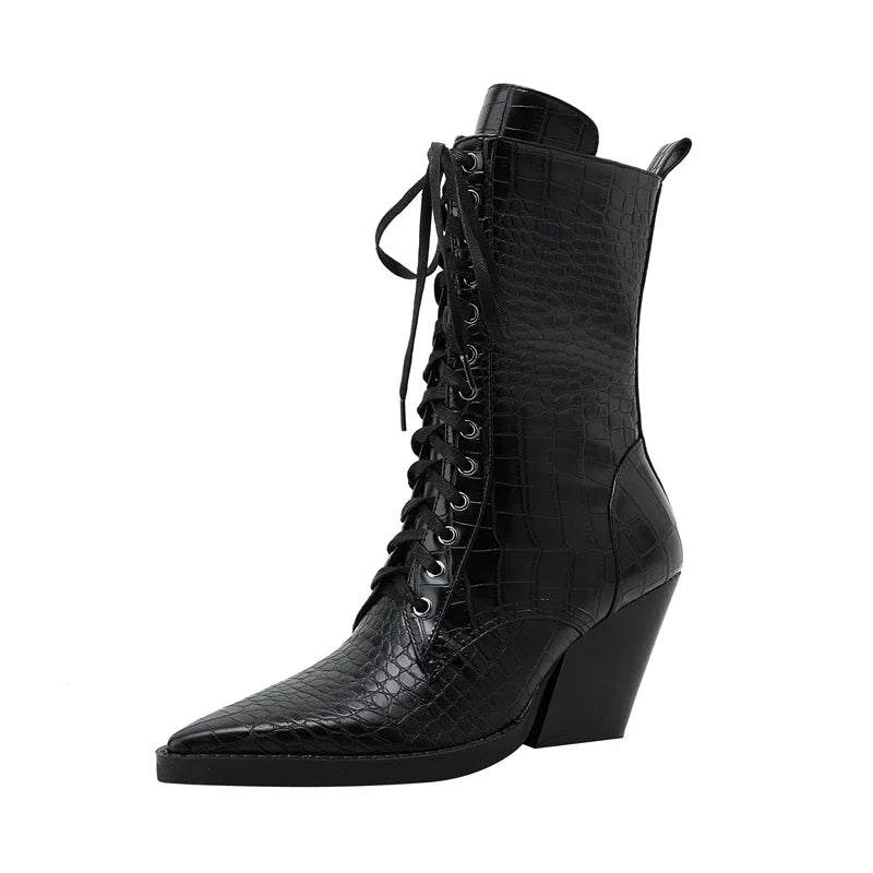 Izzy ryder lace-up boots for women | Marlowe -10