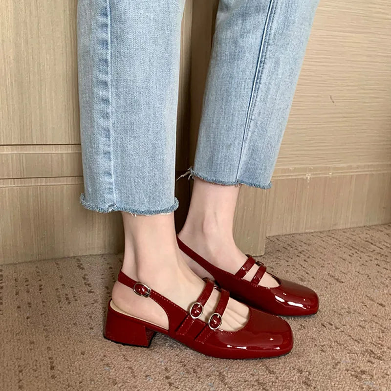 Classic orthopaedic everyday leather flats for women | Nancy -4