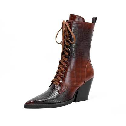Izzy ryder lace-up boots for women | Marlowe -11