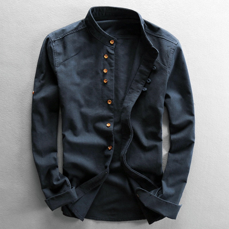 Relaxed Japan-style casual shirt for men | Katana -1