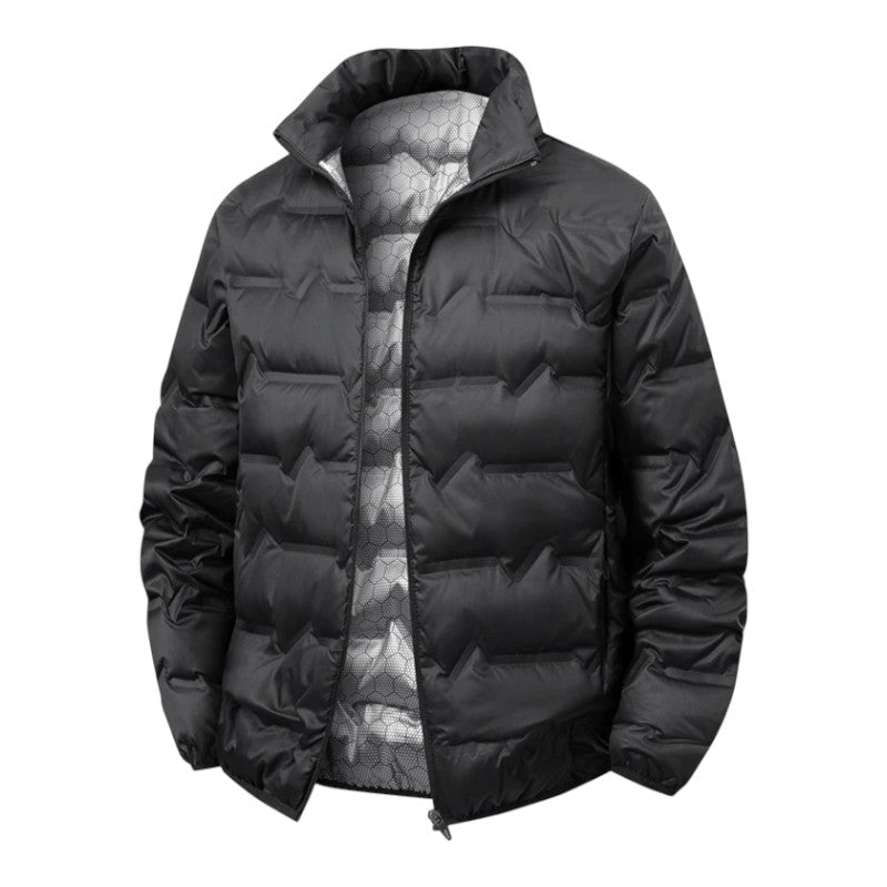 Quilted high collar winter jacket for men | Arcton -6