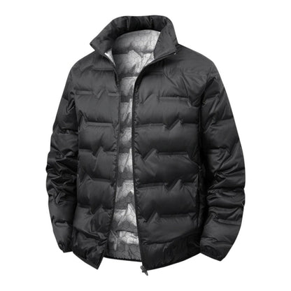 Quilted high collar winter jacket for men | Arcton -6