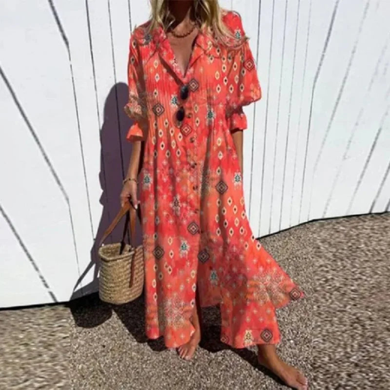 Effortless everyday maxi dress for women | Isalie