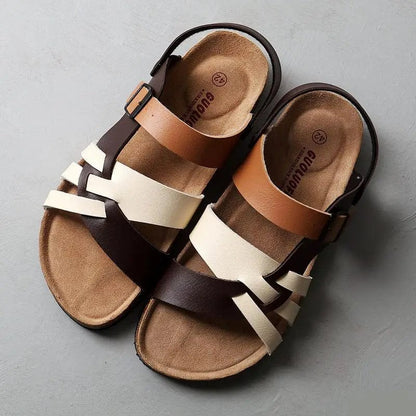 Classic comfort sandals with contoured footbed for men | Ottilie