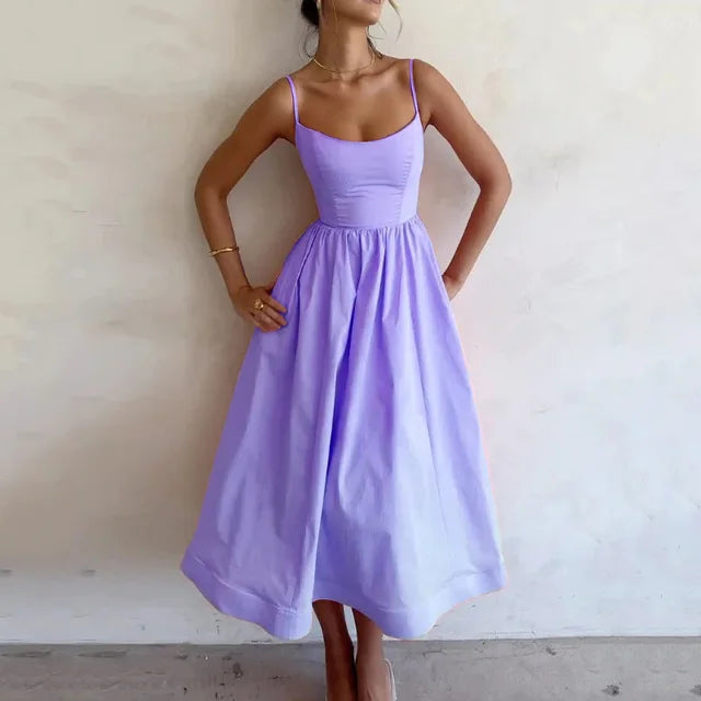 Elegant strap dress for women | Jovie -3