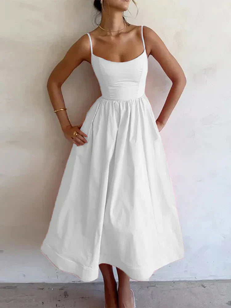 Elegant strap dress for women | Jovie -4