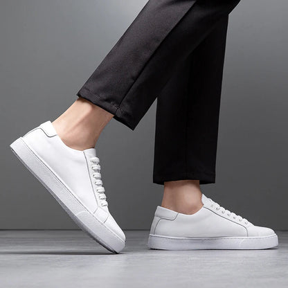Leather casual trainer for men | Marco -17
