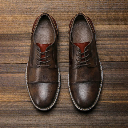 Retro casual business shoes with classic silhouette for men | Mael