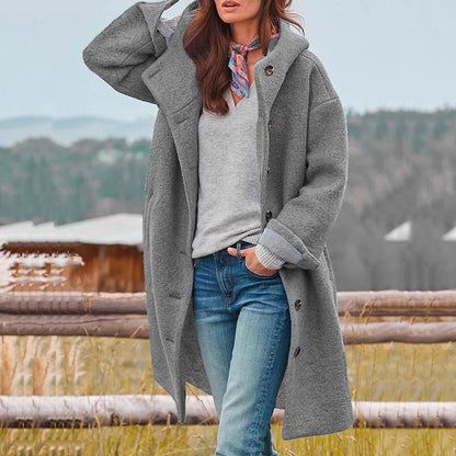Winter wool coat for women | Evelyn -1