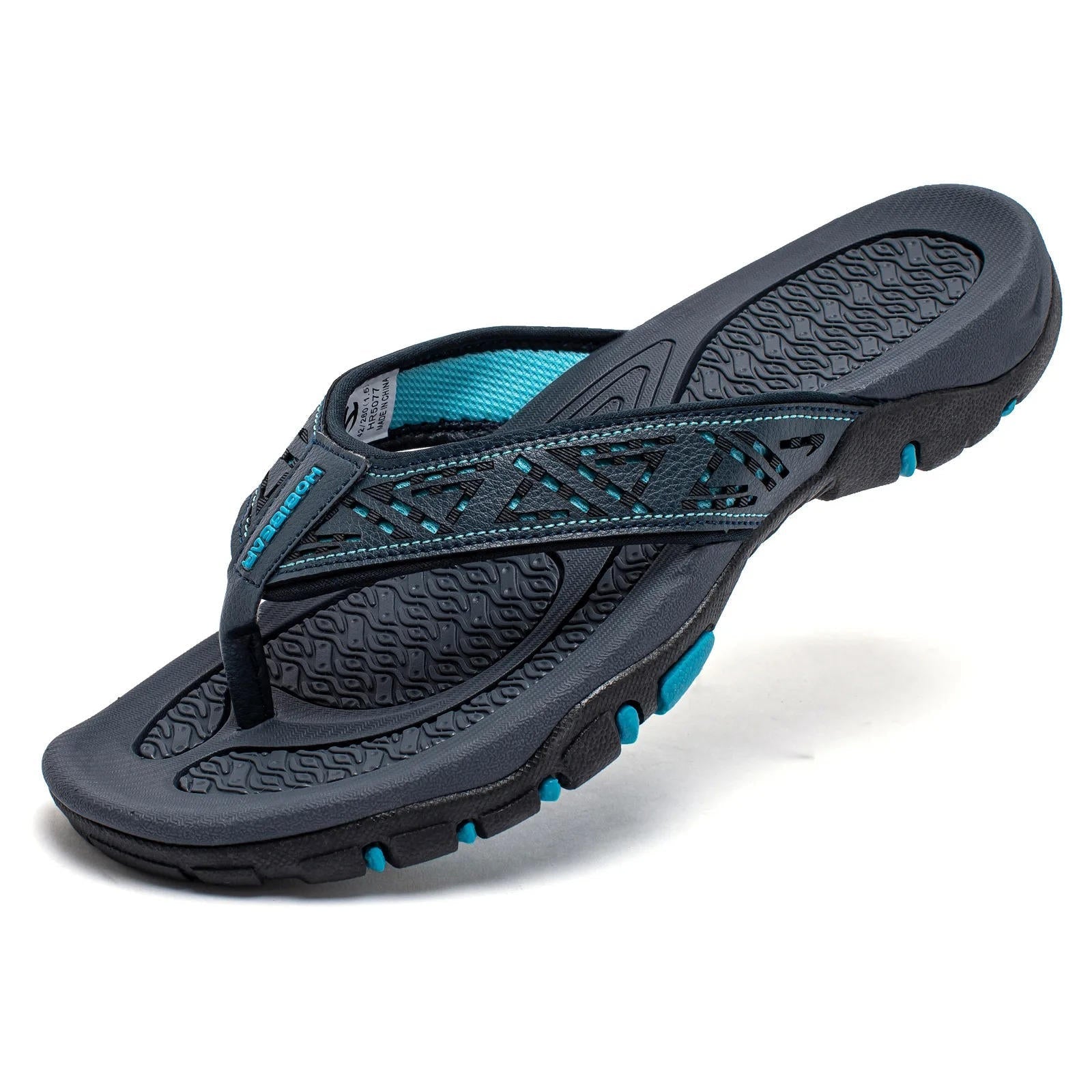 Supportive athletic flip flops arch piece for men | WaveStride -13