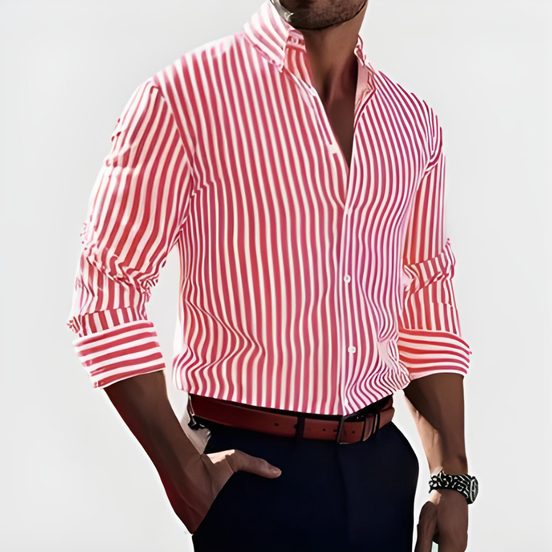 Shirt elegant moderne for men | Rayée -3
