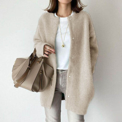 Relaxed pocket cardigan for women | Aria -1