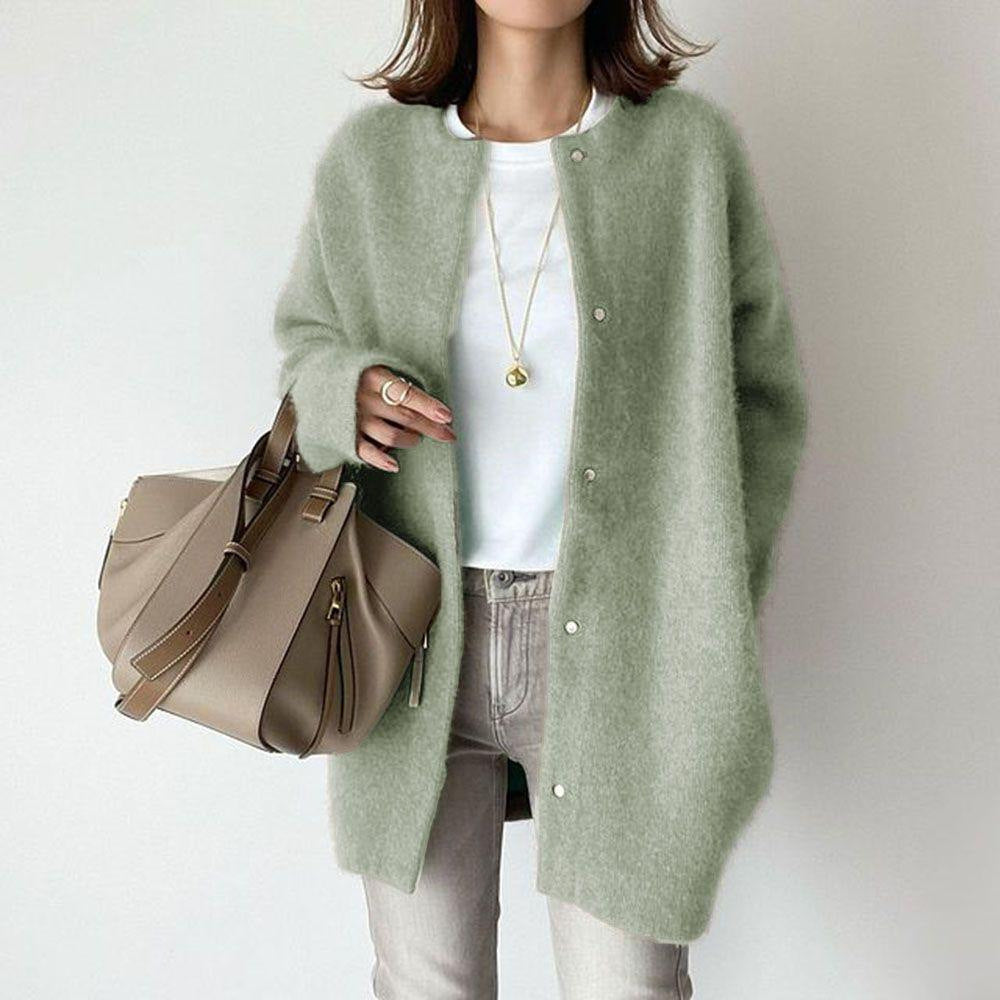 Relaxed pocket cardigan for women | Aria -5