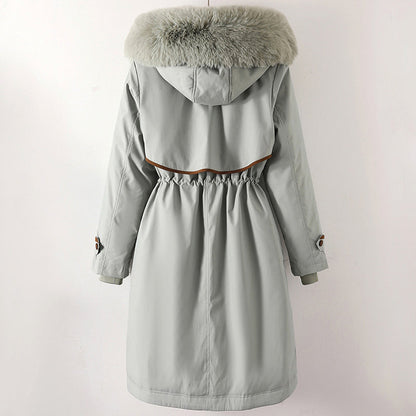 Elegant long winter coat for women | Elowen -5