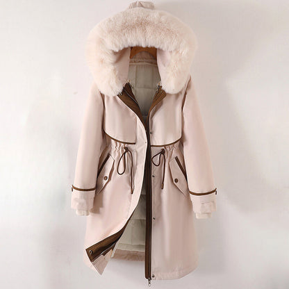 Elegant long winter coat for women | Elowen -2