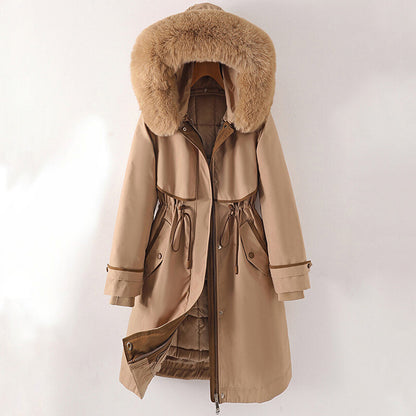 Elegant long winter coat for women | Elowen -1