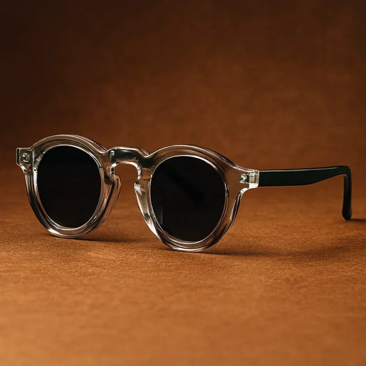Retro circular sunglasses for women | Cobble Shades -1