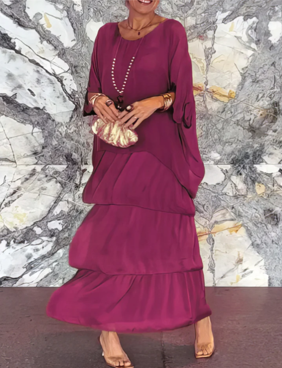 Flowing maxi dress for women -7