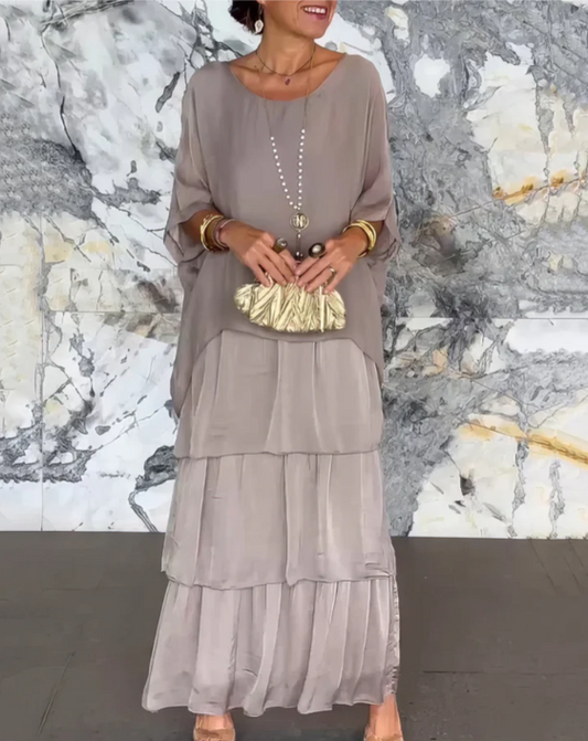 Flowing maxi dress for women -1