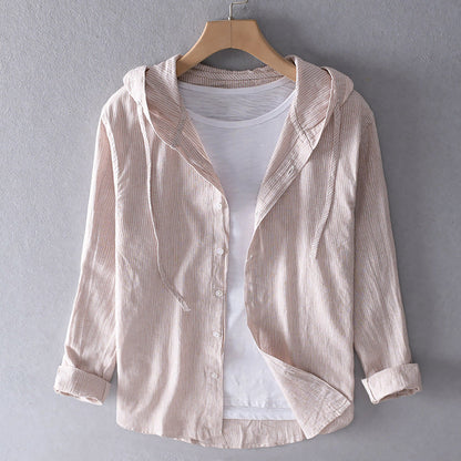 Aeris breezy linen blouse for women -2