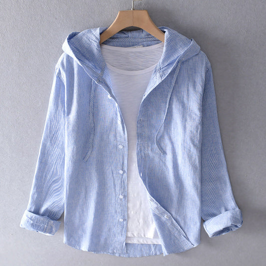 Aeris breezy linen blouse for women -1