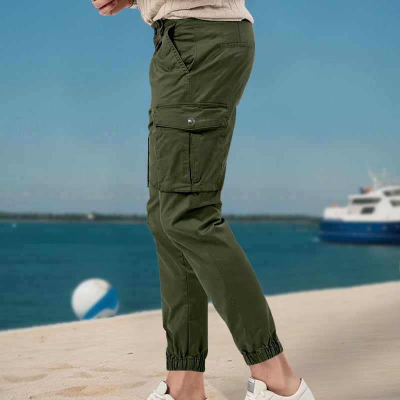 Versatile active cargo trousers for men | Calder -8