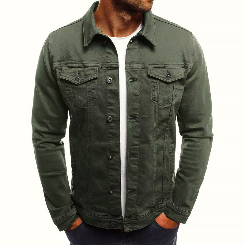 Slim-fit casual denim jacket for men | Armand -2