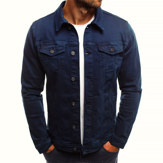 Slim-fit casual denim jacket for men | Armand -1