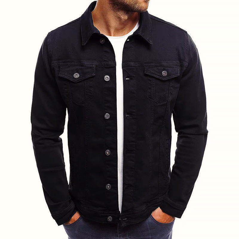 Slim-fit casual denim jacket for men | Armand -5