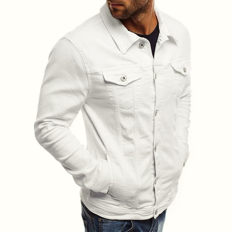 Slim-fit casual denim jacket for men | Armand -7