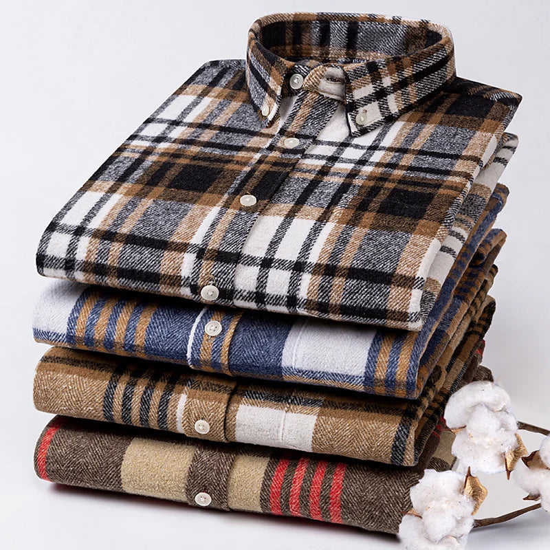 Classic plaid shirt for men | Arden -8