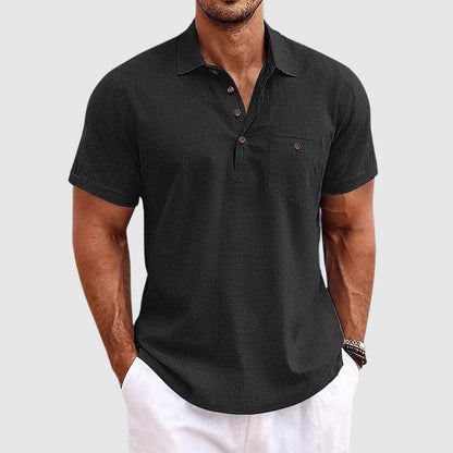 Classic short-sleeve polo shirt for men | Julien -2