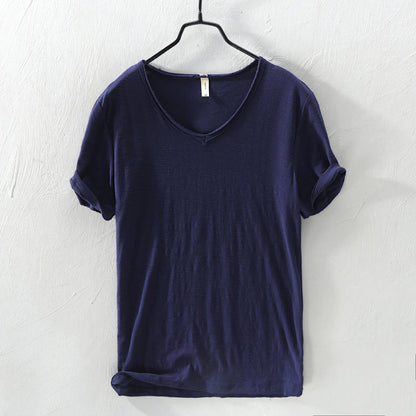 Classic cotton short sleeve shirt for men | Silvano -2