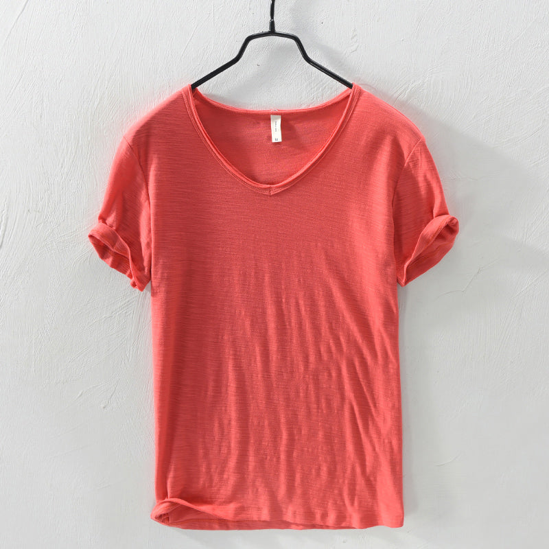 Classic cotton short sleeve shirt for men | Silvano -3
