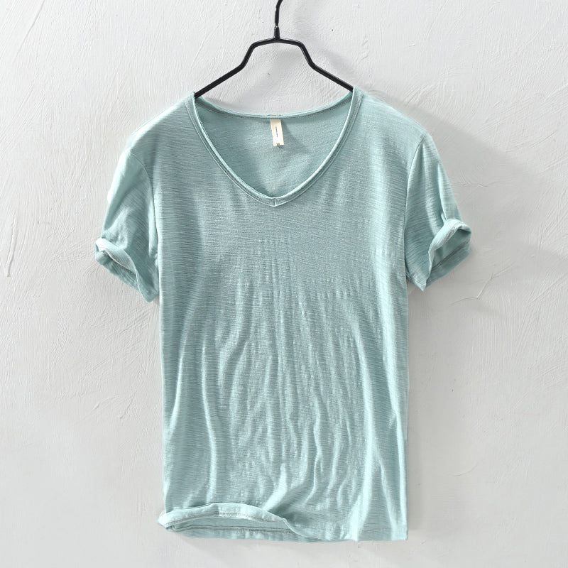 Classic cotton short sleeve shirt for men | Silvano -4