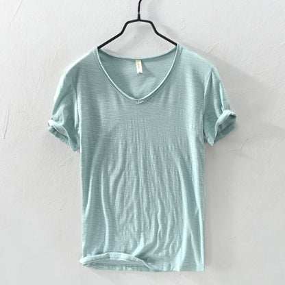 Classic cotton short sleeve shirt for men | Silvano -4