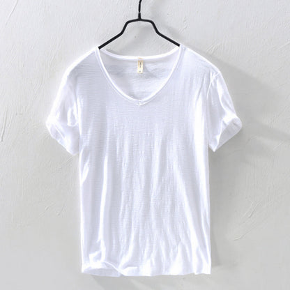 Classic cotton short sleeve shirt for men | Silvano -5