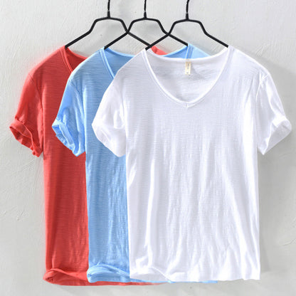 Classic cotton short sleeve shirt for men | Silvano -9