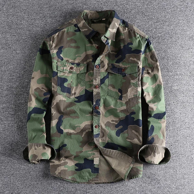 Urban camo shirt for men | Theodore Willow -1