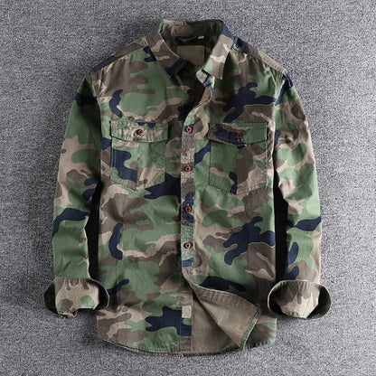 Urban camo shirt for men | Theodore Willow -1