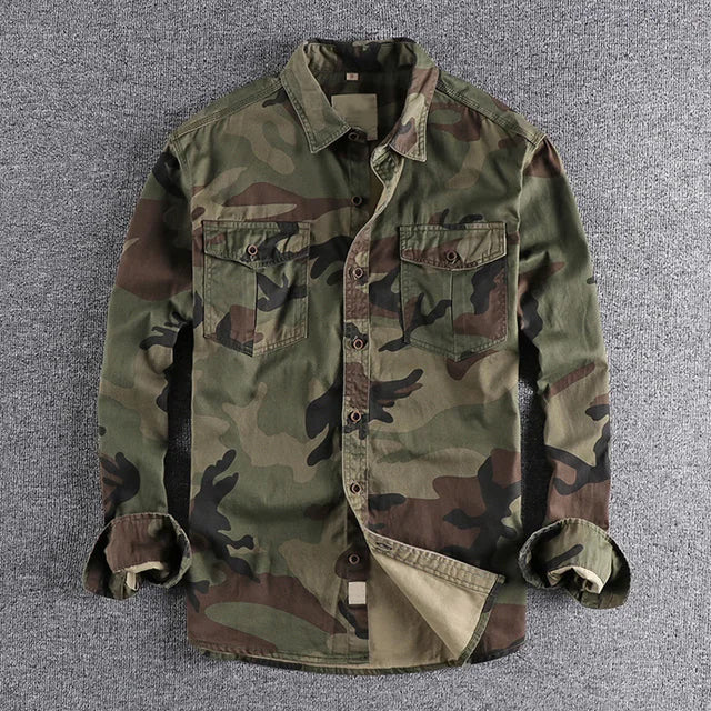 Urban camo shirt for men | Theodore Willow -2