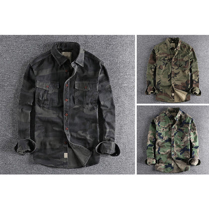 Urban camo shirt for men | Theodore Willow -4