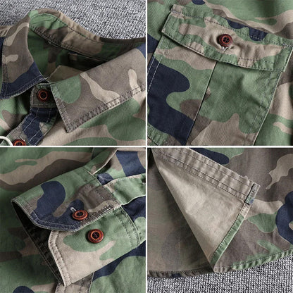 Urban camo shirt for men | Theodore Willow -5