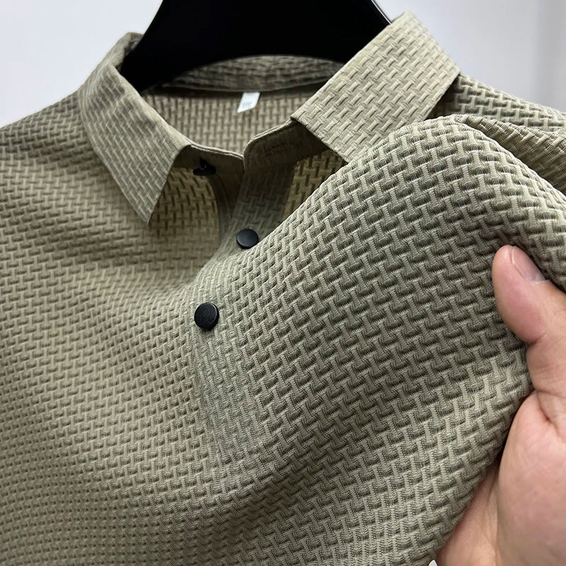 Classic short-sleeve polo shirt for men | Soren -3