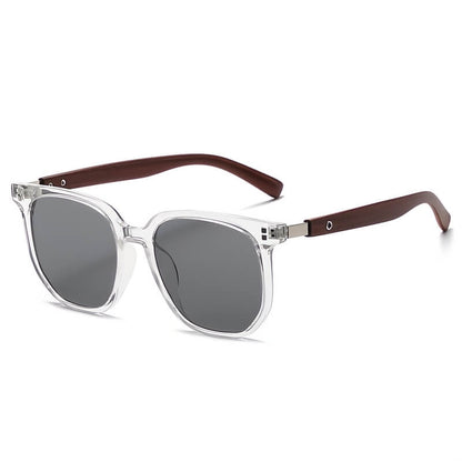 Wood-frame tinted sunglasses for men | Solvik -6