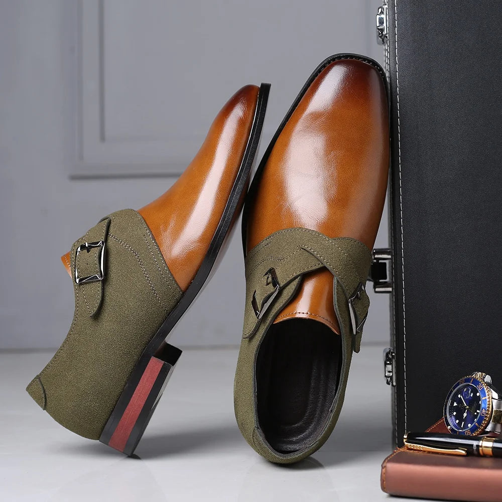 Double buckle loafers for men | Elric -1