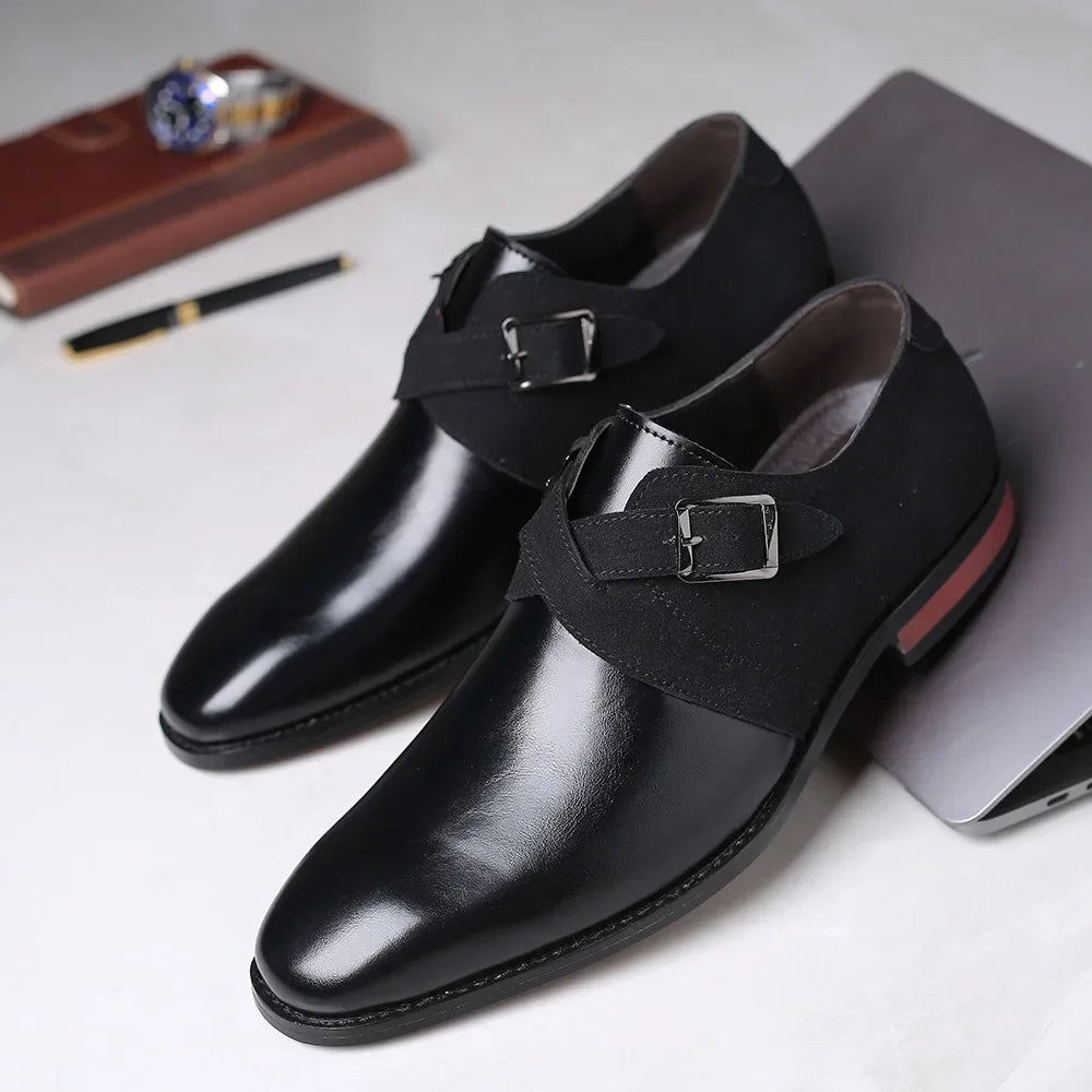 Double buckle loafers for men | Elric -5