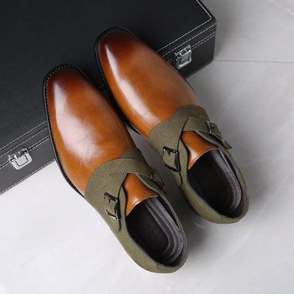 Double buckle loafers for men | Elric -3