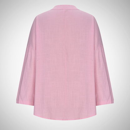 Shirt casual lin blouse for women | Abélia -7