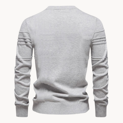 Jumper motif carreaux for men | Bastien -2